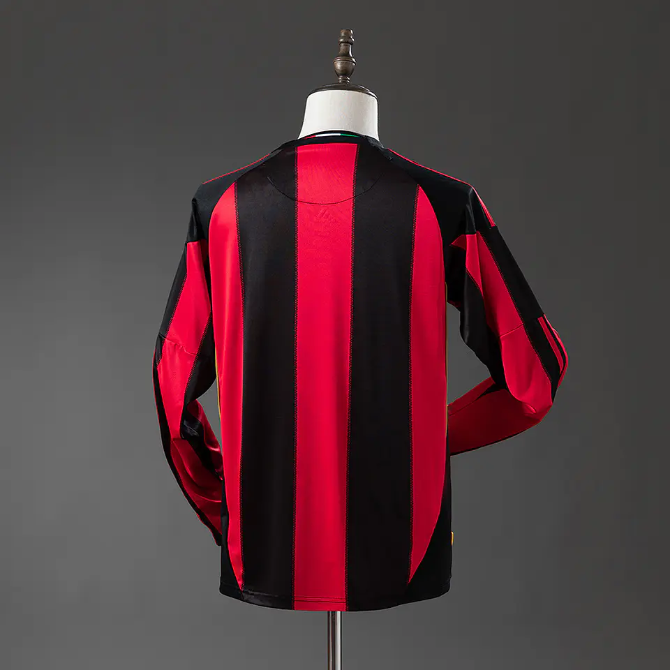 2010-11 AC Milan Home Long Sleeve Jersey 2