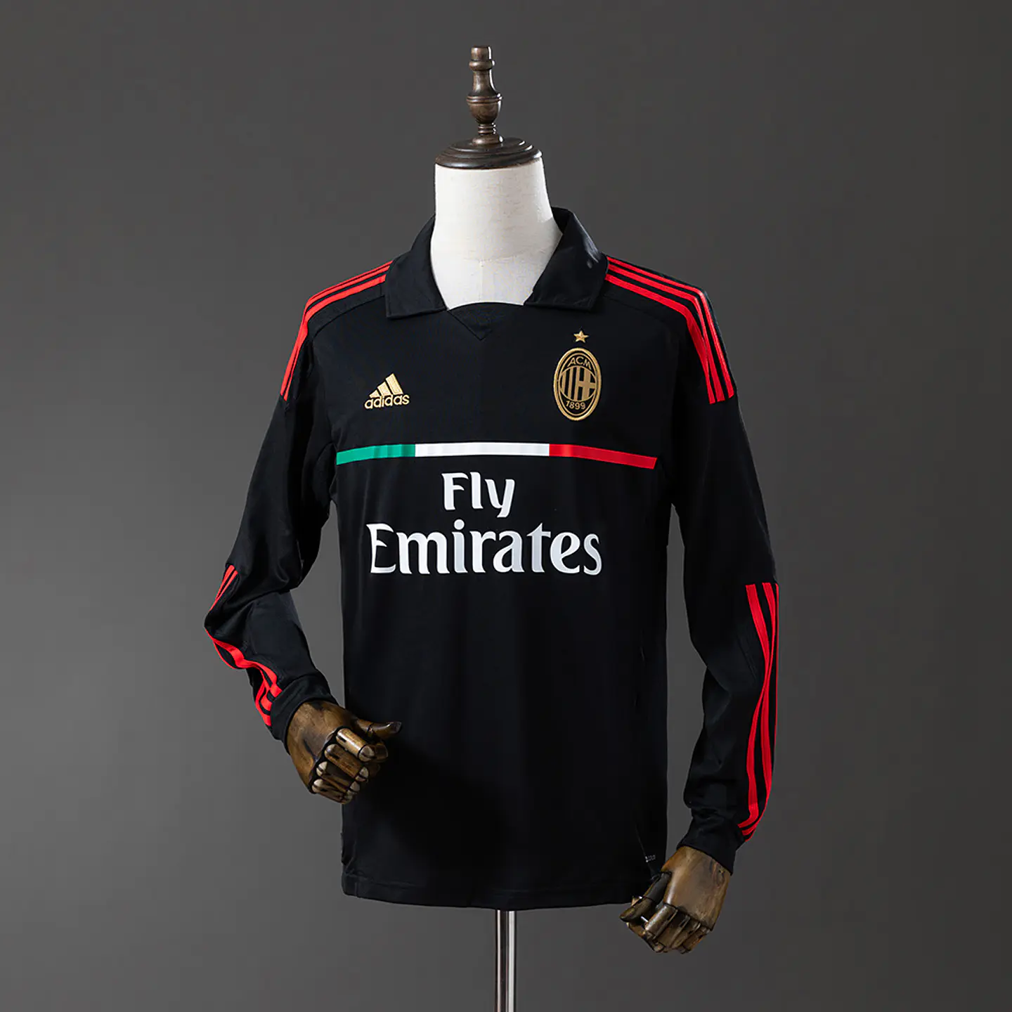 2011-12 AC Milan Third Long Sleeve Jersey 1