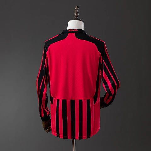 2007-08 AC Milan Home Long Sleeve Jersey
