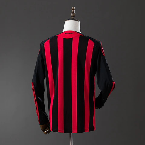 2008-09 AC Milan Home Long Sleeve Jersey