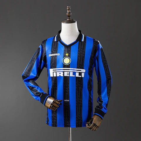 1997-98 Inter Milan Home Long Sleeve Jersey