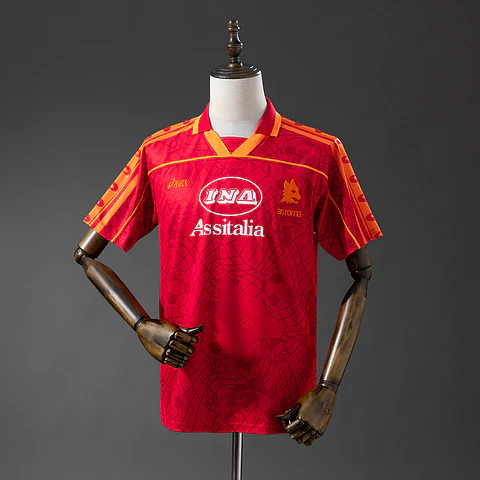 1995-96 AS Roma Home Jersey