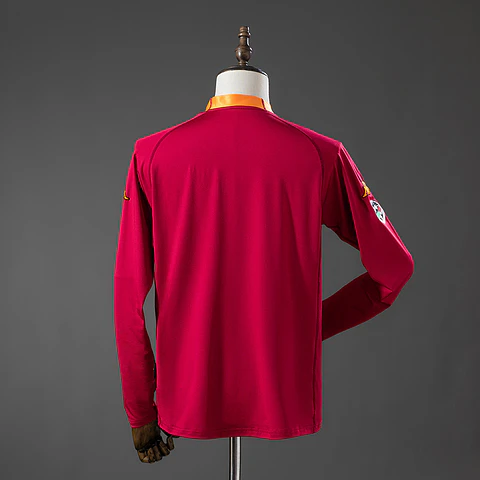 2000-01 AS Roma Home Long Sleeve Jersey