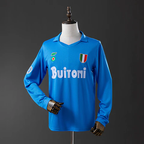 1987-88 Napoli Home Long Sleeve Jersey