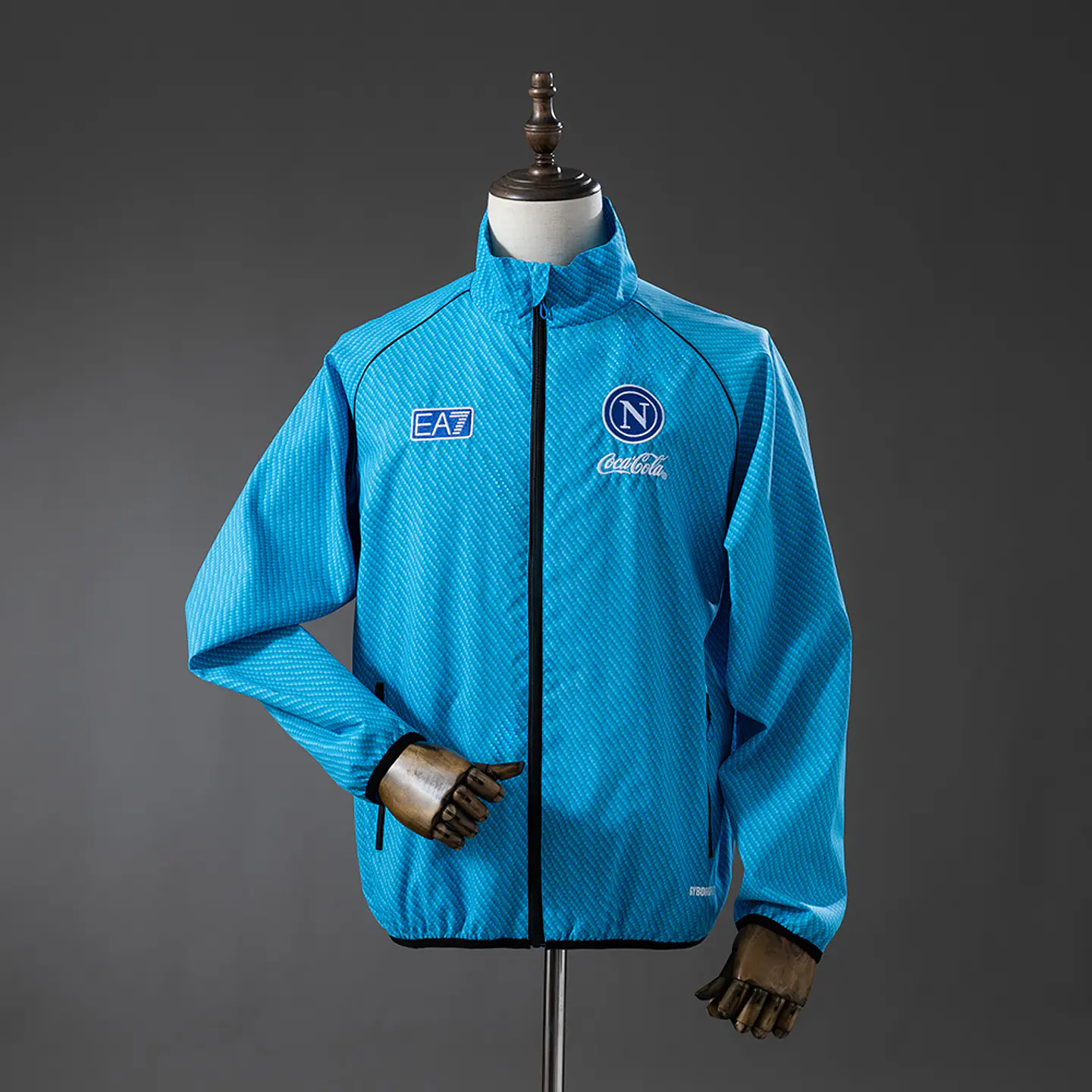 2025-26 Napoli Blue Rain Jacket 1