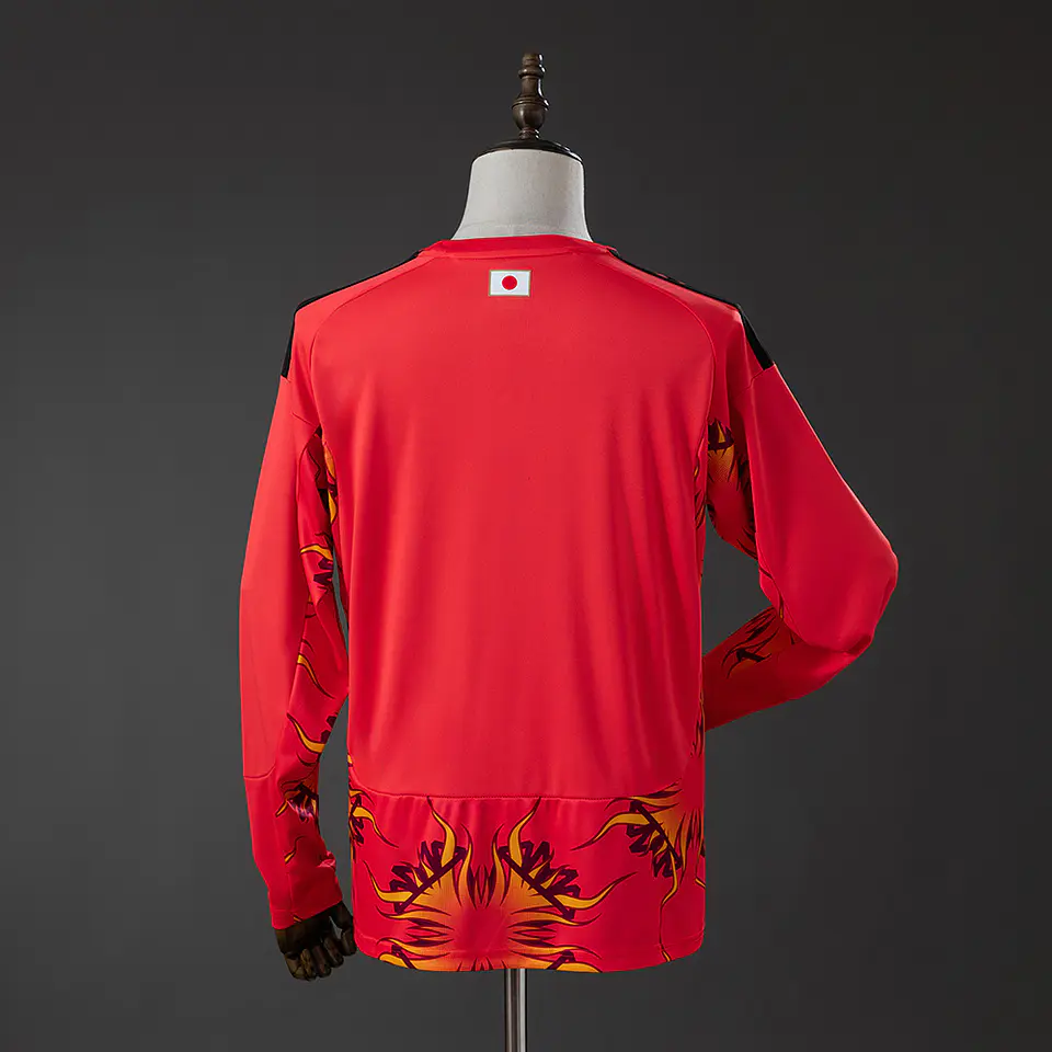 2026 Japan Red Goalkeeper Long Sleeve Jersey 2