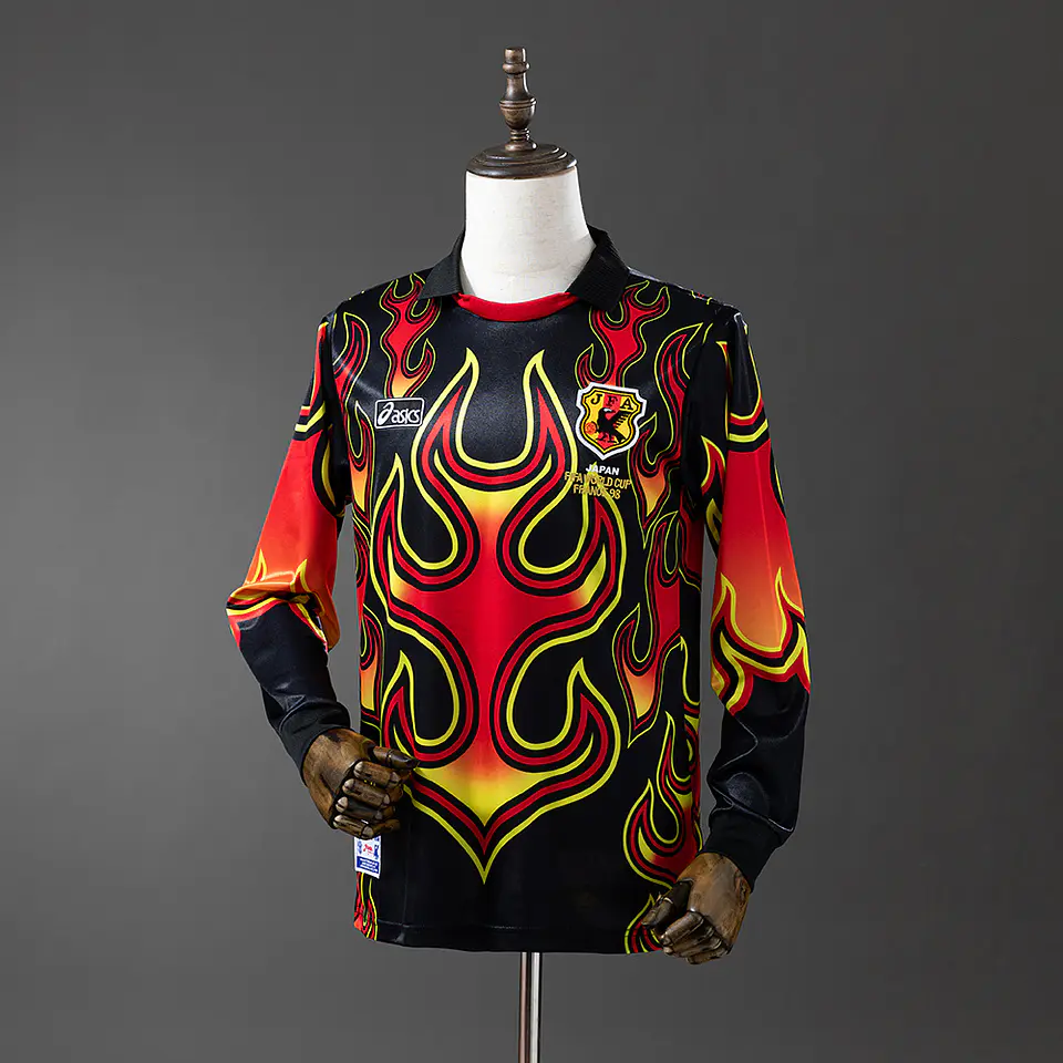 1998 Japan Goalkeeper Long Sleeve Jersey 1