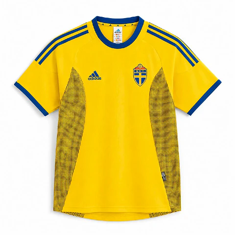 2002 Sweden Home Jersey