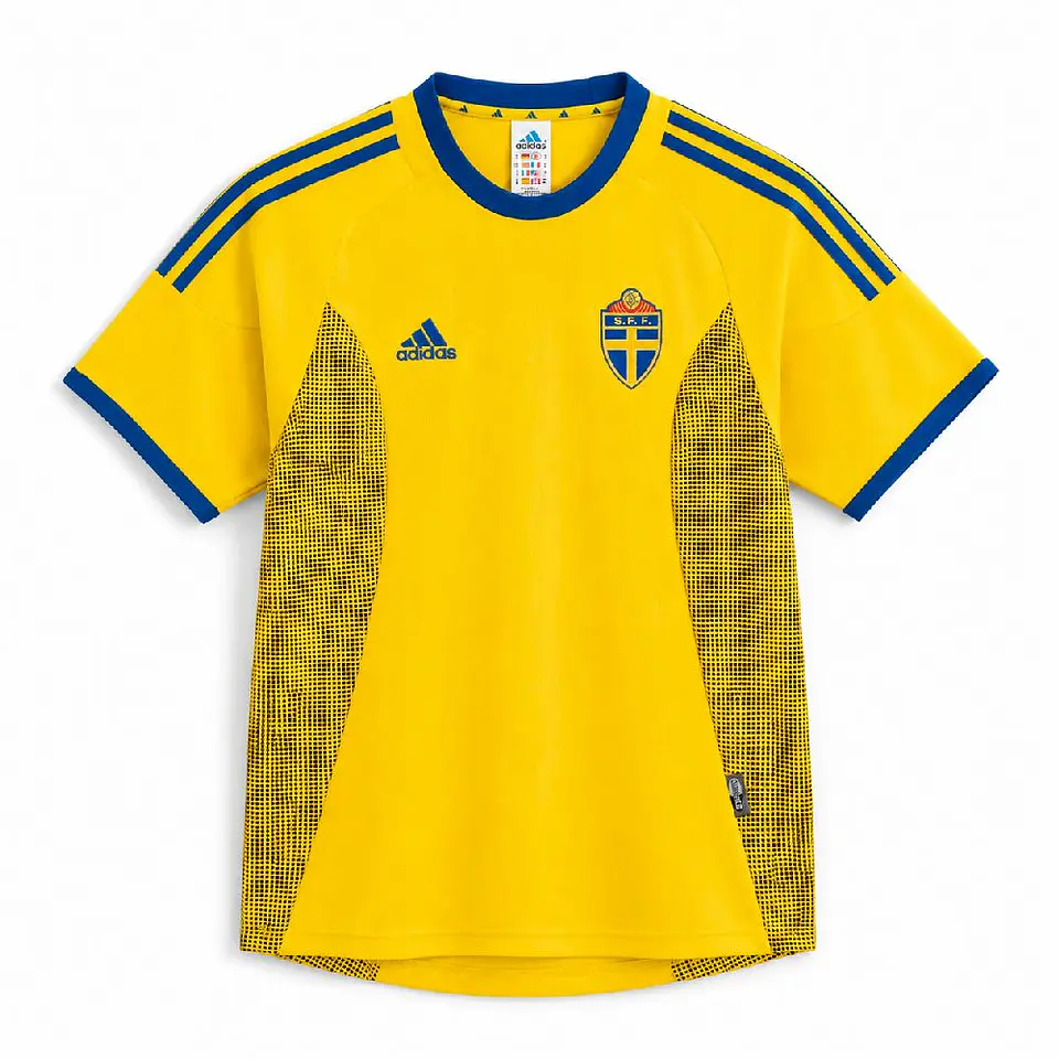 2002 Sweden Home Jersey 1