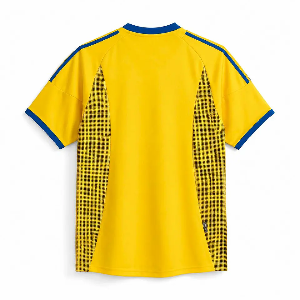 2002 Sweden Home Jersey 2