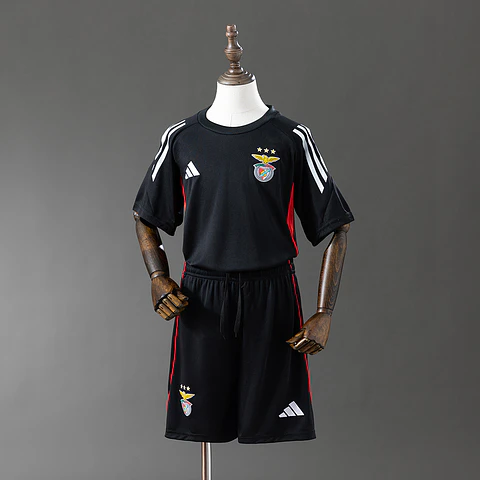 2025-26 Benfica Black Training Kids Kit