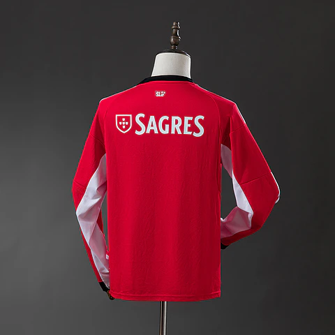 2025-26 Benfica Home Long Sleeve Jersey