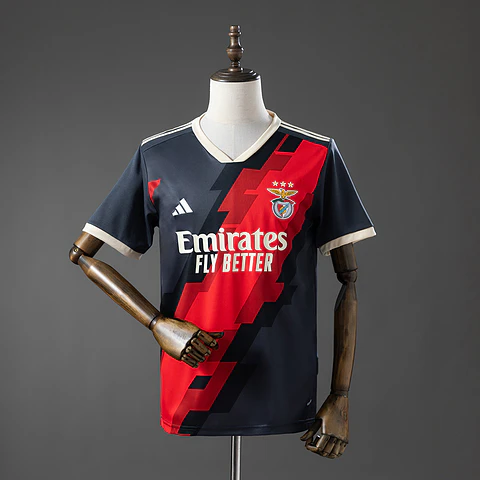 2025-26 Benfica Black/Red Jersey