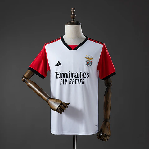 2025-26 Benfica White/Red Jersey