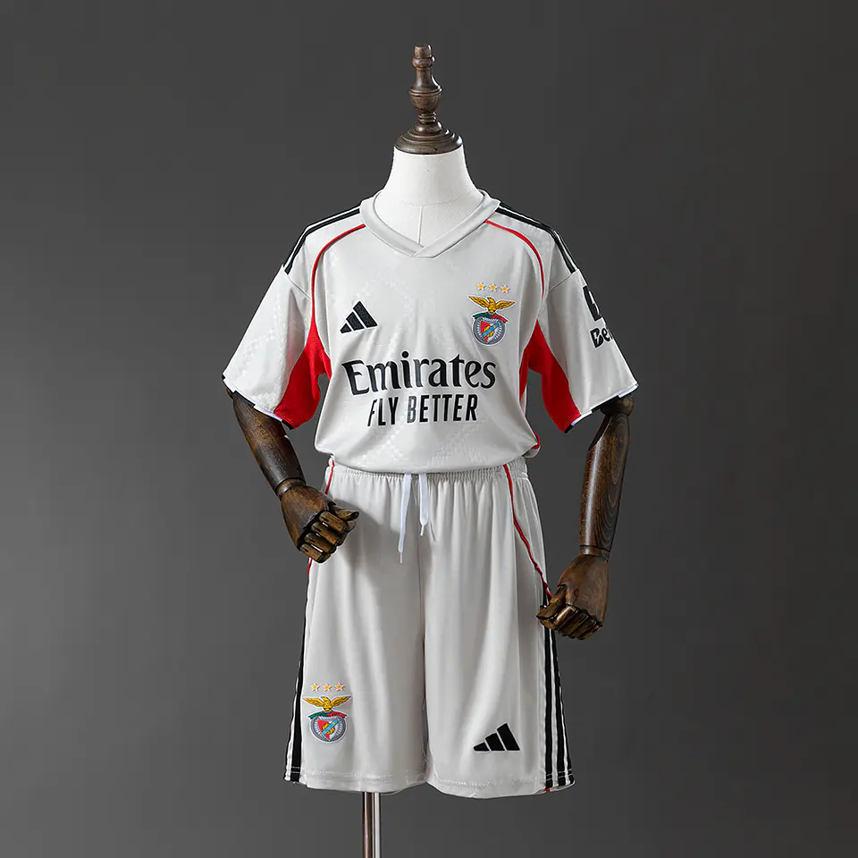 2025-26 Benfica Away Kids Kit 1
