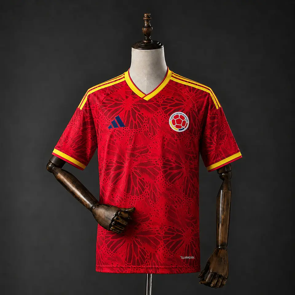 2026 Colombia Red Butterfly Jersey 1