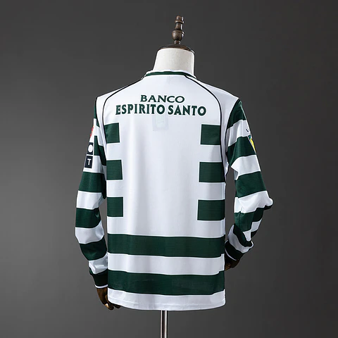 2002-03 Sporting Lisbon Home Long Sleeve Jersey