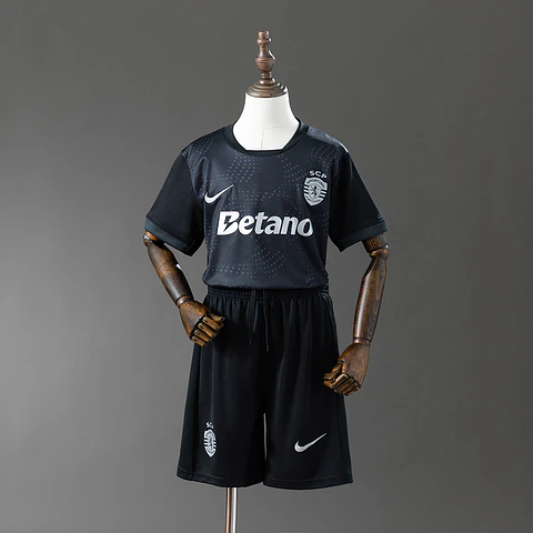 2025-26 Sporting Lisbon Away Kids Kit