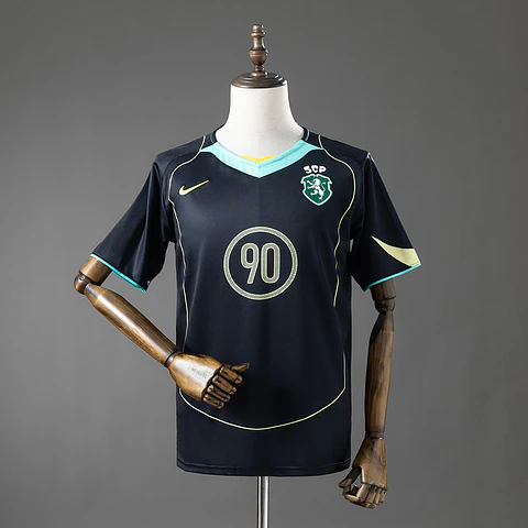 2025-26 Sporting Lisbon Black Full 90 Jersey
