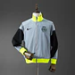 2025-26 Sporting Lisbon Grey Track Jacket - thumbnail 1