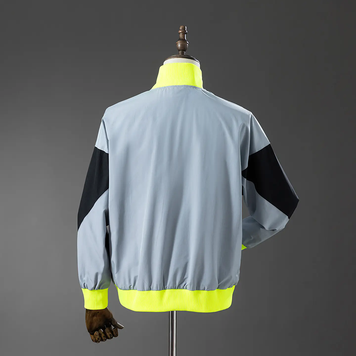 2025-26 Sporting Lisbon Grey Track Jacket 2