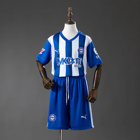 2025-26 Deportivo Alaves Home Kids Kit