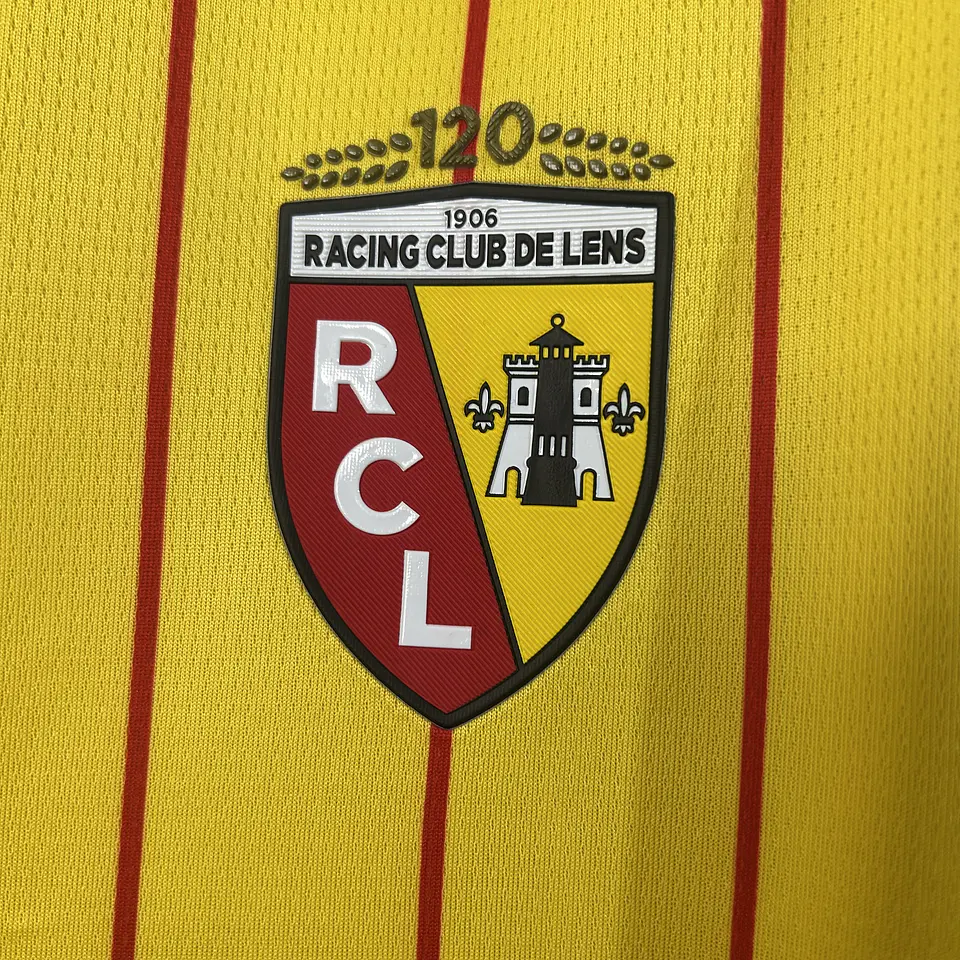 2025-26 RC Lens Home Jersey 3