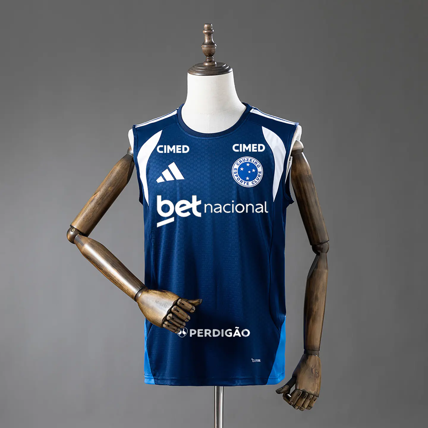 2026 Cruzeiro Navy Training Vest 1