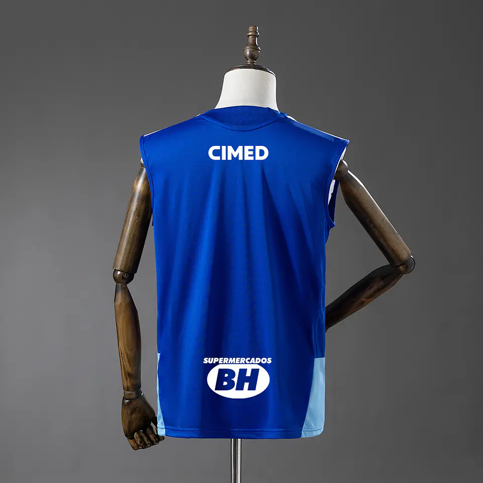2026 Cruzeiro Blue Training Vest 2