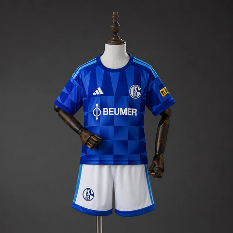2026-27 Schalke Home Kids Kit
