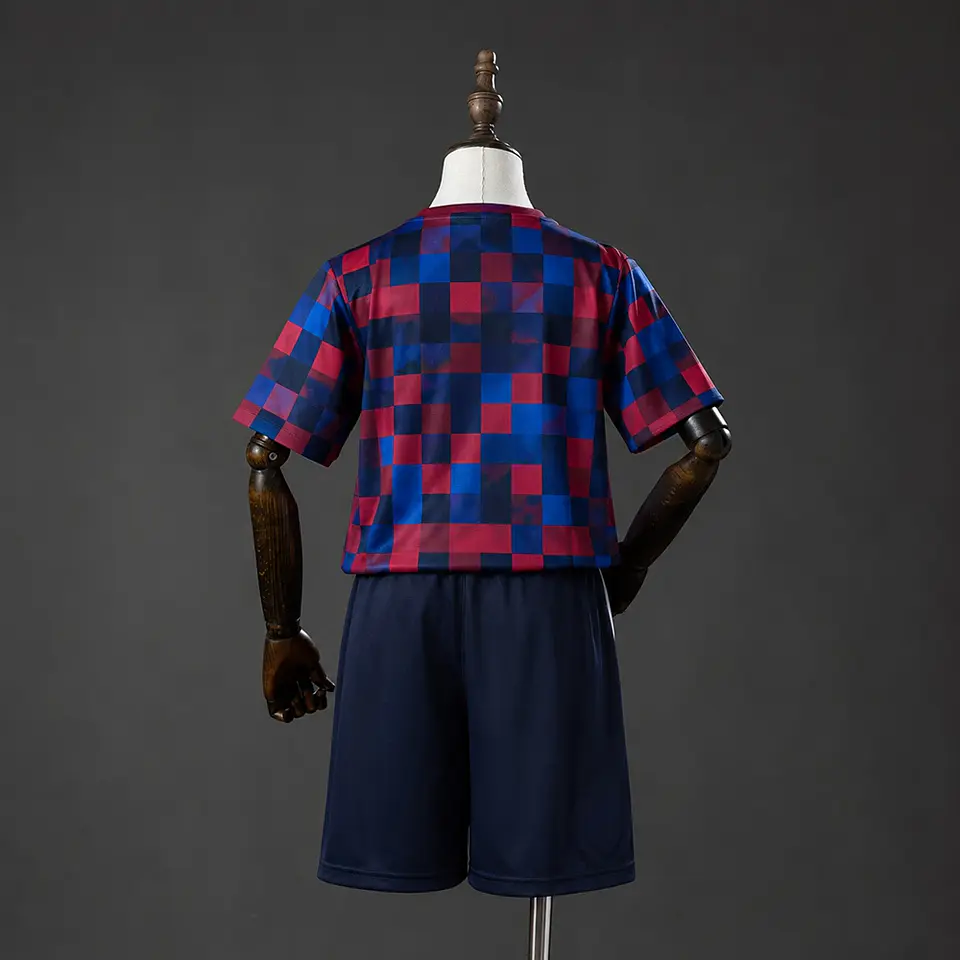 2026-27 Barcelona Pre-Match Kids Kit 2