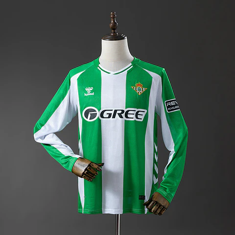 2025-26 Real Betis Home Long Sleeve Jersey