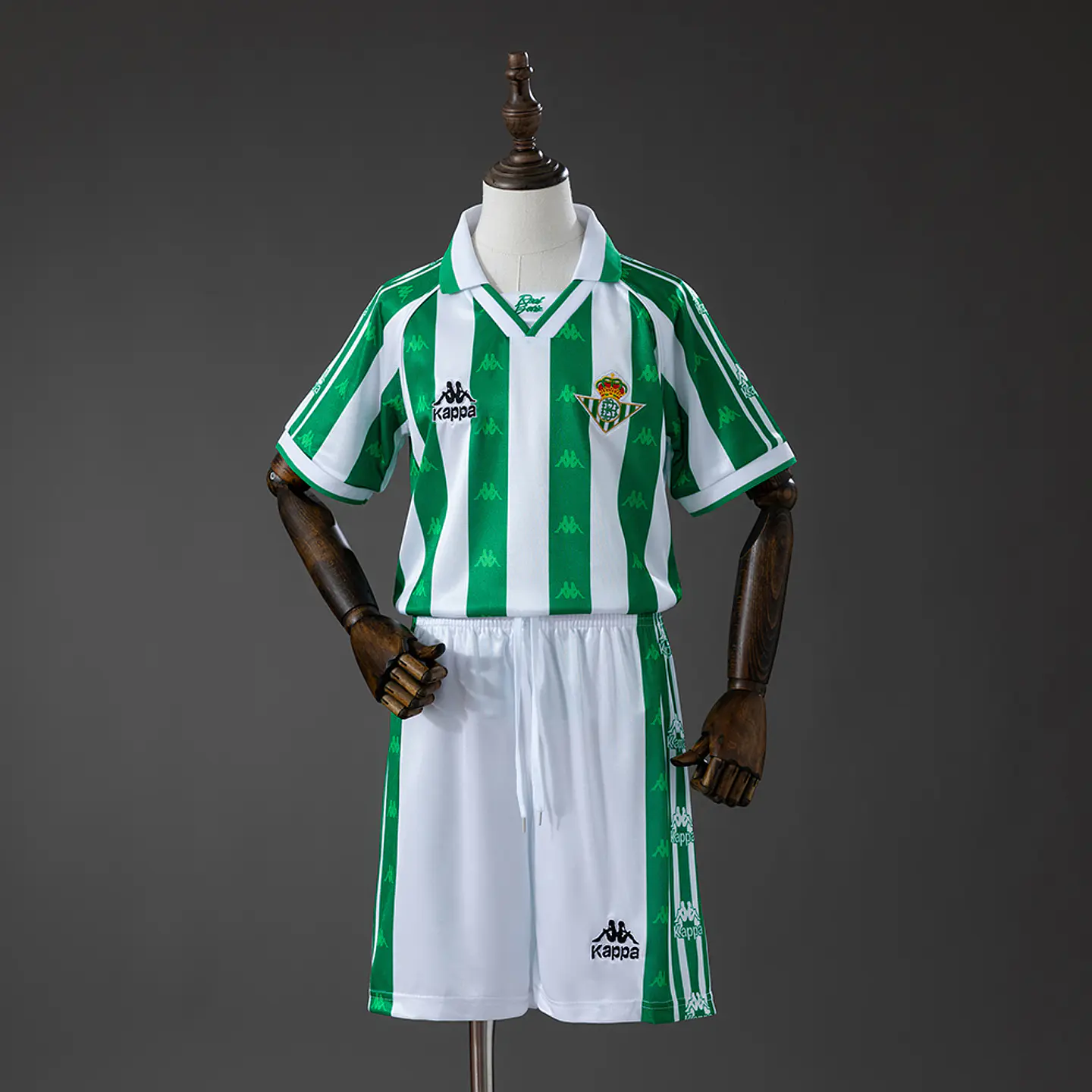 1996-97 Real Betis Home Kids Kit 1