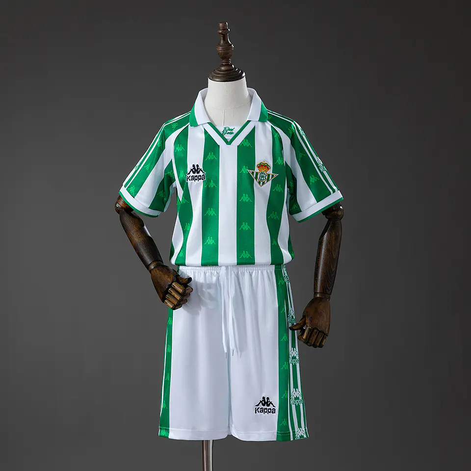 1996-97 Real Betis Home Kids Kit 1