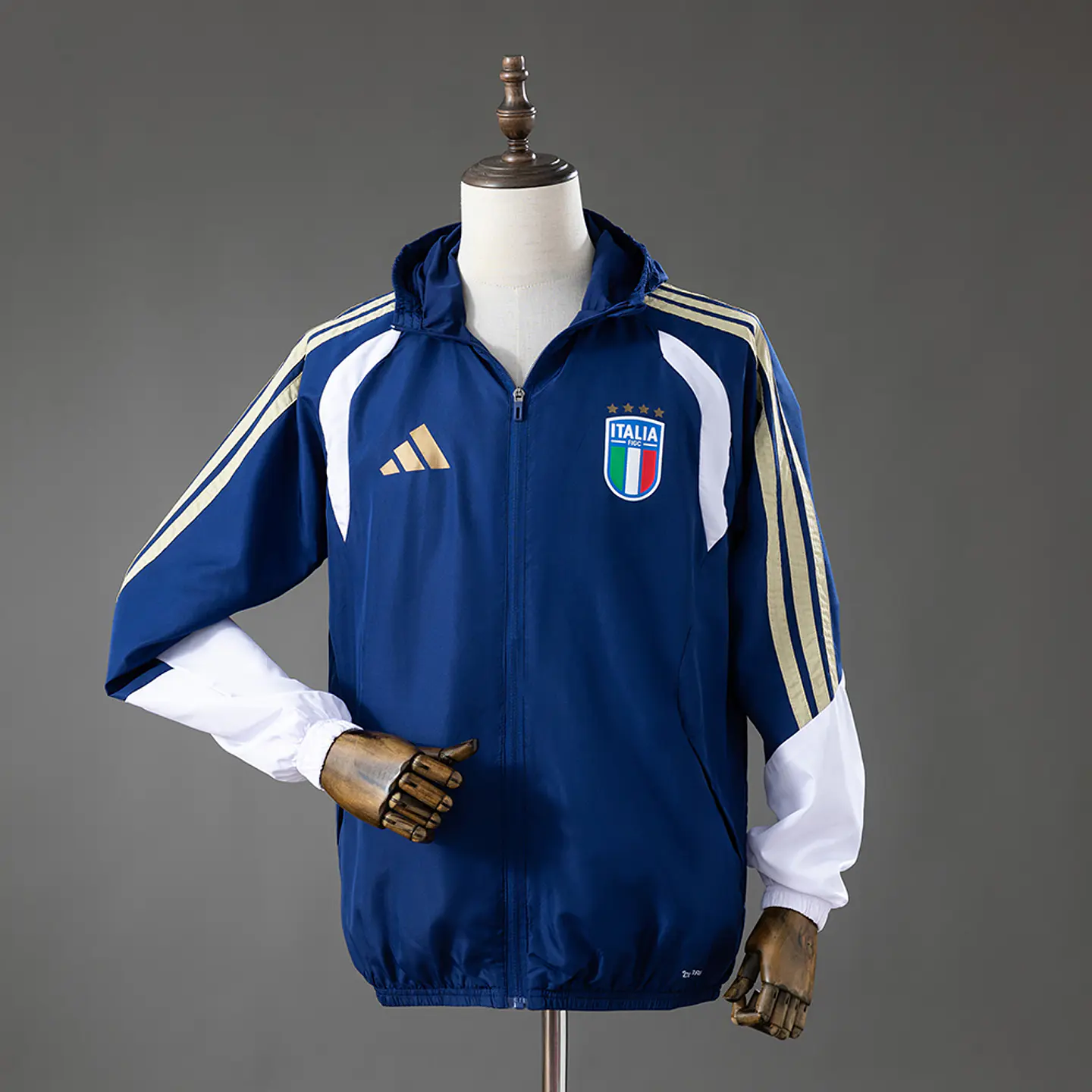 2026 Italy Blue Rain Jacket 1