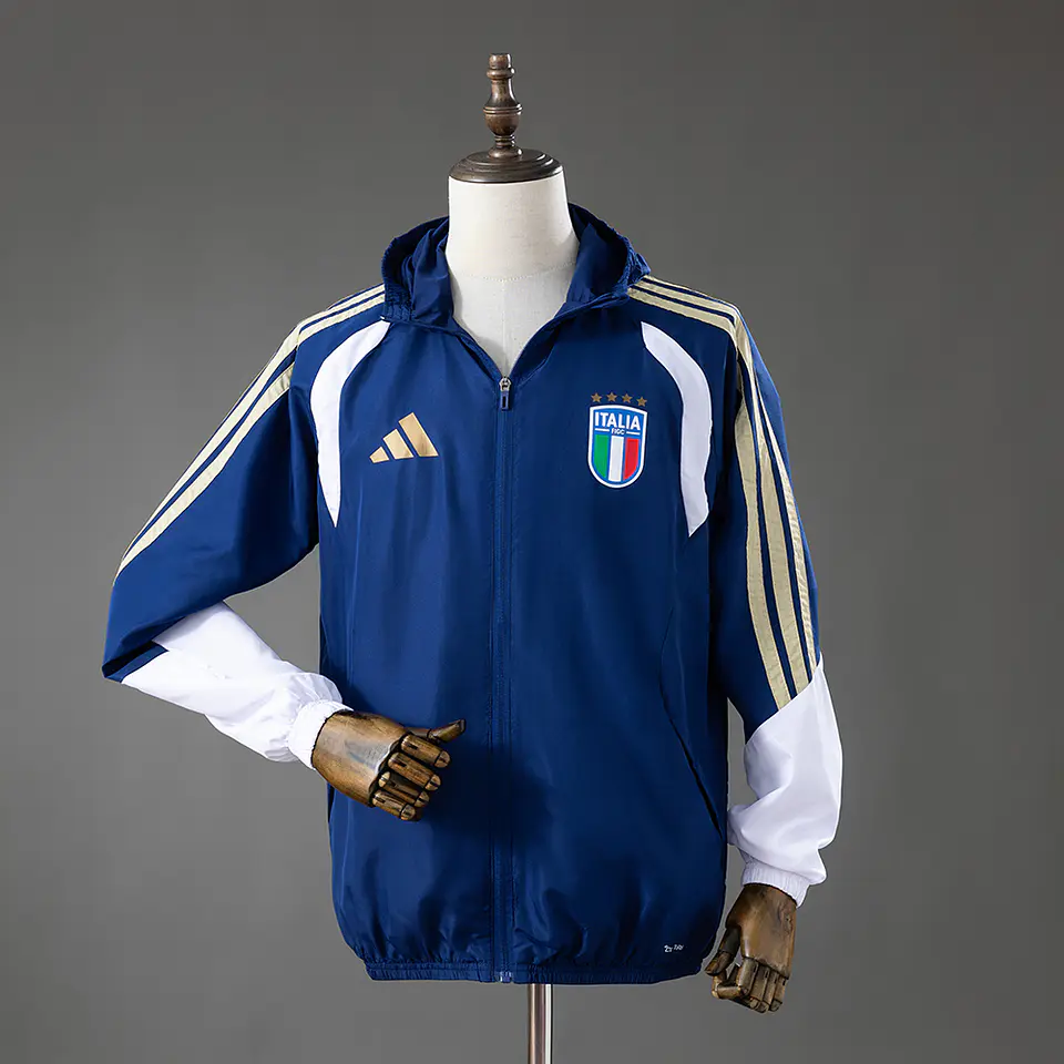 2026 Italy Blue Rain Jacket 1