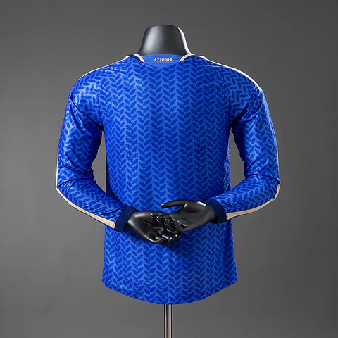 2026 Italy Home Long Sleeve Player Edition Jersey