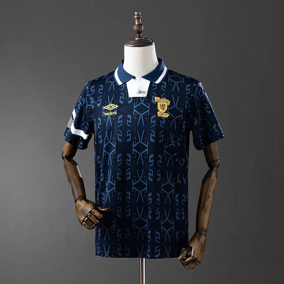 1992 Scotland Home Jersey 1