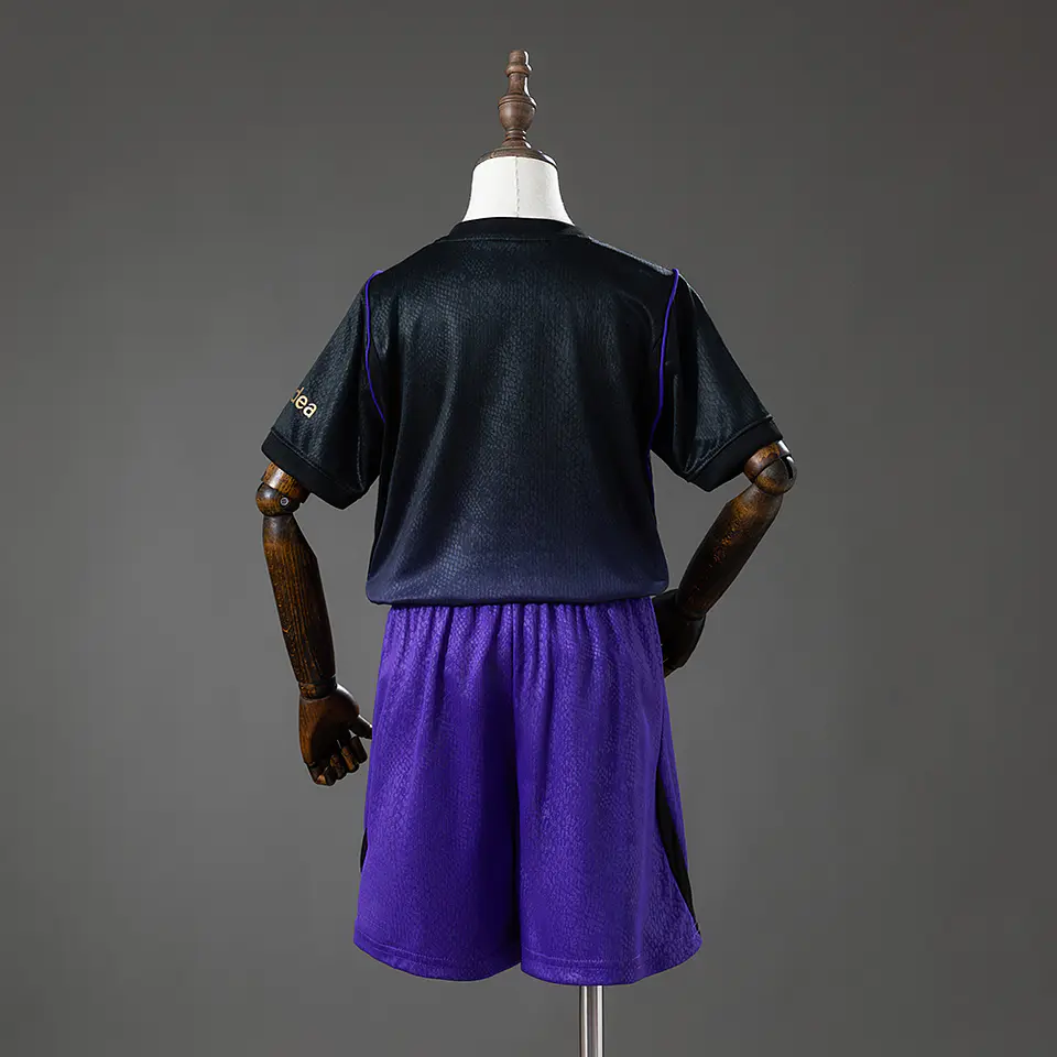 2026-27 Barcelona Away Kids Kit 2