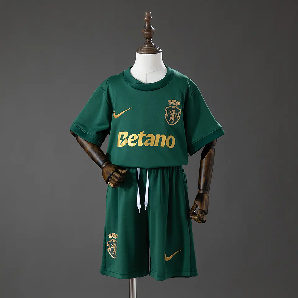 2026-27 Sporting Lisbon 120th Anniversary Kids Kit 1