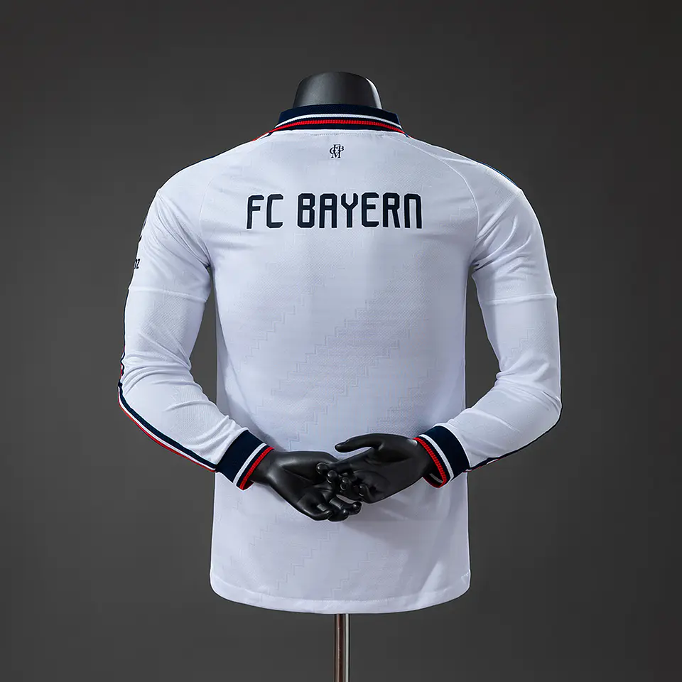 2026-27 Bayern Munich Away Long Sleeve Player Edition Jersey 2