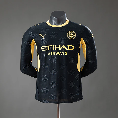 2026-27 Manchester City Away Long Sleeve Player Edition Jersey