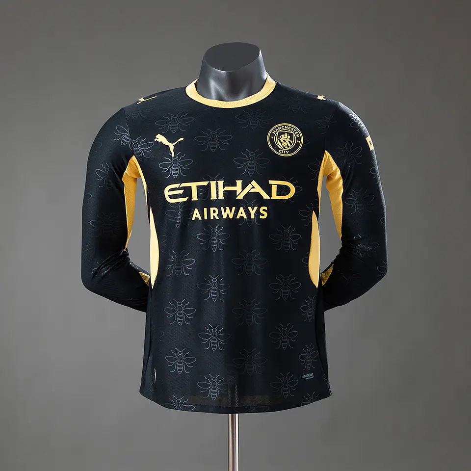 2026-27 Manchester City Away Long Sleeve Player Edition Jersey 1