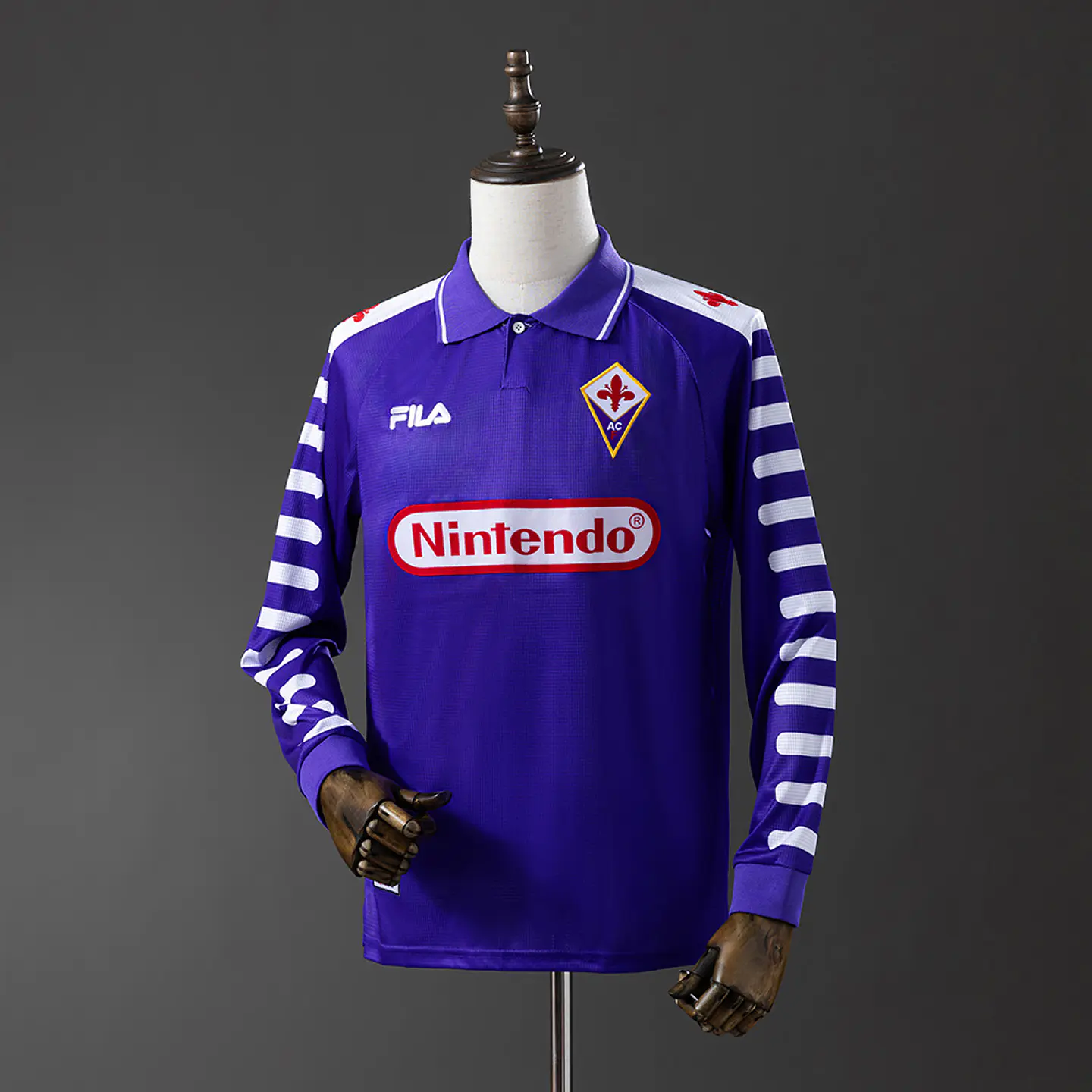 1998-99 Fiorentina Home Long Sleeve Jersey 1
