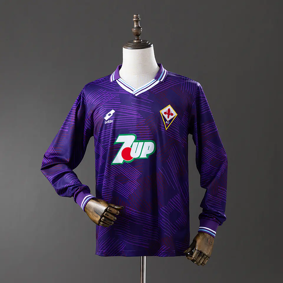 1992-93 Fiorentina Home Long Sleeve Jersey 1