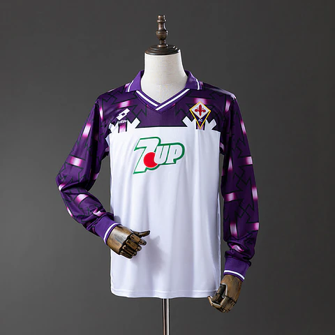 1992-93 Fiorentina Away Long Sleeve Jersey