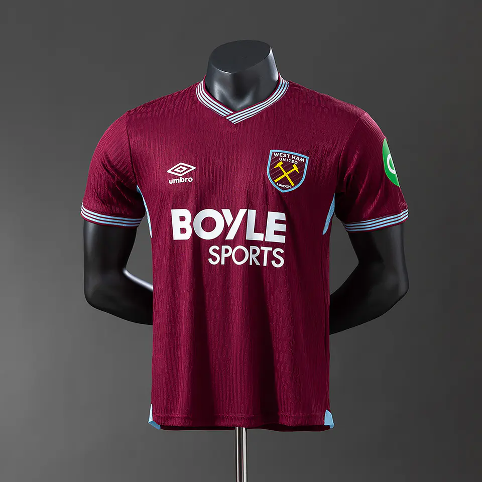 2025-26 West Ham Home Player Edition Jersey 1