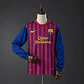 2011-12 Barcelona Home Long Sleeve Jersey - thumbnail 1