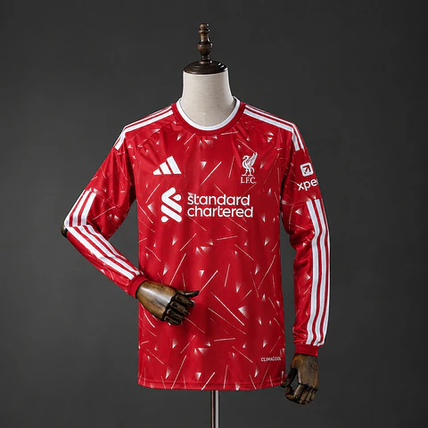 2026-27 Liverpool Home Long Sleeve Jersey