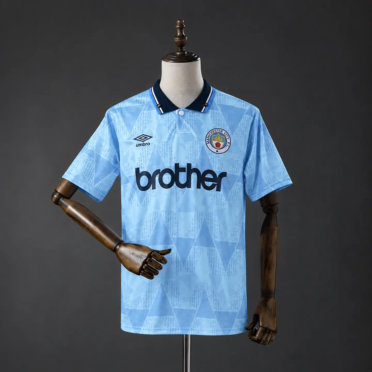 1989-91 Manchester City Home Jersey 1